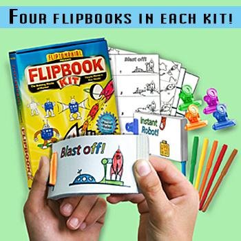 Make Your Own Flipbook Kit – Rocket Robot