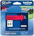 Brother Tape, Laminated Black on Red, 18mm ( Tze441) - Retail Packaging