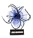 Fascinator Hat with Headband for Women Lady Navy Blue