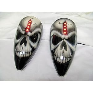 Skull Pig Spotter 2 Mirrors w  Built-in LED Signals by 