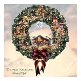 Thomas Kinkade Decorative Lighted Nativity Scene Wreath by Hawthorne Village