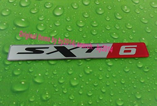 Auto car SXT6 SXT 6 for Challenger Charger Emblem Badge decal Sticker