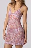 OnGossamer Stretch Mesh Printed Nightie (082959)