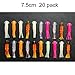 Easy Catch 8-20 Pack 7.5-18cm Luminous Soft Squirt Squids Colorful Scaled Squid Skirts Lures Octopus Trolling Big Game Lure