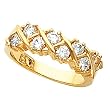 14K Yellow Gold Diamond Anniversary Band - 0.80 Ct.