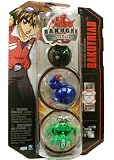 Bakugan Gundalian Invaders Bakutriad SEASON 3 (Aquos Helix Dragonoid, Ventus Phosphos, Darkus Mystery Ball) DNA CODES - Factory Sealed
