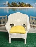 Wicker Furniture Outdoor Patio Chair Cushion Sundeck Yellow 51Sof6y%2BRvL. SL160 Wicker Furniture Outdoor Patio Chair Cushion Sundeck Yellow