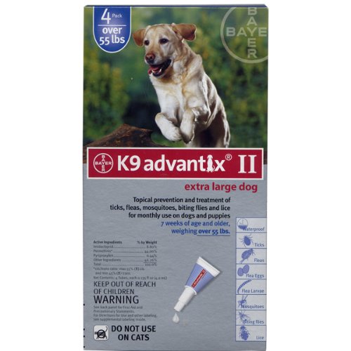 K9 Advantix II for Dogs over 55 lbs - 4 Count