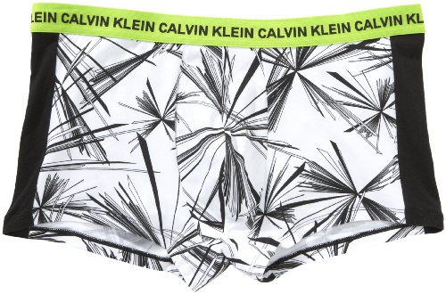 Calvin Klein underwear Herren Pant M4118E Graphic Rays Trunk, Gr. 4 (S), Wei&szlig; (GR3 Graphic Preisvergleich