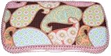 Made by Angie - Handmade Baby Wipe Containers - Brown Paisley Jam