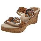 Two Lips Women's Peach Platform Wedge