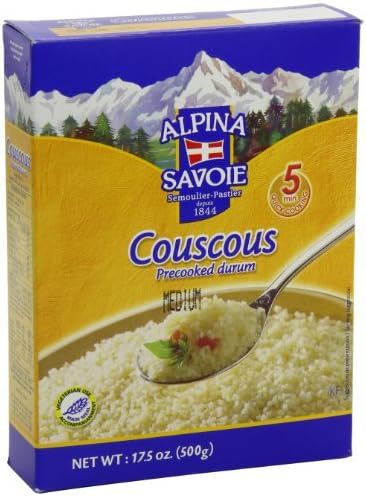 Alpina Savoie Couscous, 17.5-Ounce (Pack of 12)