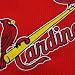 St. Louis Cardinals Majestic Red V-Neck Crusader Jersey