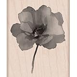 Hero Arts Painted Poppy Woodblock Stamp