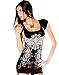 Folter Womens Slashed Back Gothic Tee