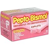 Pepto-Bismol Upset Stomach Reliever/Antidiarrheal, Caplets, 24 ct.