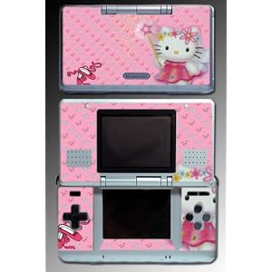 Hello Kitty Cute Pink Princess game SKIN #1 for Nintendo DS