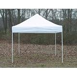 ShelterLogic Commercial Pop-Up Canopy - 10ft.L x 10ft.W, Truss Top, Straight Leg, White,... by Shelter Logic