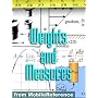 FREE Weights and Measures Study Guide: Conversion of over 1,000 units including Length, Area, Volume, Speed, Force, Energy, Electricity, Viscosity, Temperature, & more
