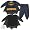 Batman Slate Blue Pajamas with Cape for Toddlers and Boys