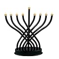Electric Low Voltage Menorah- Black