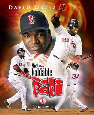 Boston Red Sox - David Ortiz Most Valuable Papi - MLB Color 8x10 Photo