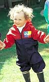 Rainwear buggy all-in-one navy/red