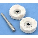 2 Cotton Buffing Wheels Jewelers Polishing Rotary Tools
