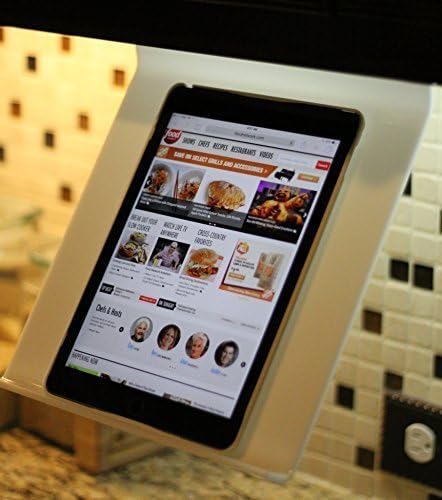The COLORED Kitchen IPad Rack / Stand / Holder For All Tablet PC's, Smartphones and Cookbooks Too - Snow White