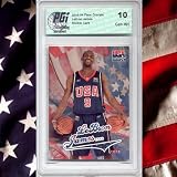 2003-04 LeBron James Fleer Olympic Rookie Card Graded PGI 10!!