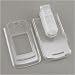 Clip-On Crystal Case w/ Belt Clip for Motorola RAZR2 V9, Clear