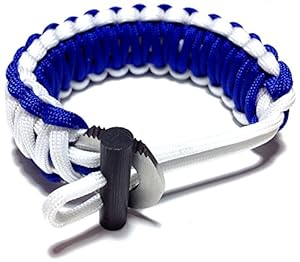 King Cobra 550 Paracord Bracelet with Fire Starter and 16 ft of Paracord - Adjustable 7