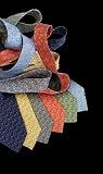 Silk Tie Mayan Writings in Blue