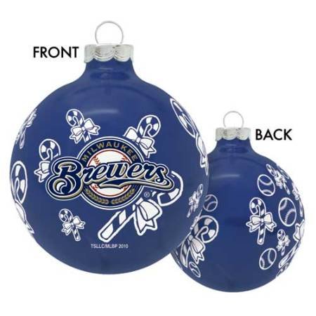 Milwaukee Brewers MLB Traditional Round Ornament
