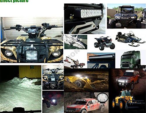 DRACH Universal Cree Rigid Mini Led Light Bar 2015 New Design 5 Inch 48W 6000K Flood Combo Beam Pattern Better Performance Square Strobe Lamp Strips High Power Waterproof IP67 Dustproof Shockproof High Intensity Super Bright Headlight Auxiliary Daytime Running Lamp for Off-Road 4WD 4x4-Jeep Cabin/UTE/SUV/ATV/Truck/Car/Boat/Fishing Excavator/Engineering Vehicle/Mining Vehicle/Beach Car/Fire Truck/Rescue Vehicles/Police Car/Garden Square/Industrial Plant