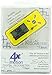 Ozeri 4x3motion Pocket Pedometer and Activity Tracker with Tri-Axis Technology, Yellow