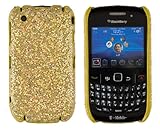 Hard Sparkles Case for BlackBerry Curve 8520 / 8530 / 9300 - Gold