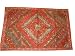 Ethnic Orange Vintage Sequin Beaded Sari Wall Hanging Tapestries From India 60x40