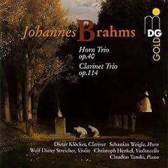 Johannes Brahms: Horn Trio Op.40/Clarinet Trio Op.114