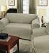 TWILL Loose Fit Chair Cover 35-43" arm to arm
