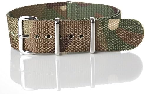 20mm [ Camouflauge ] Nylon Nato Band Military Watch Strap G10