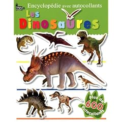 Encyclop�die avec autocollants Les dinosaures