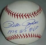 Pete Rose Autographed Official Rawlings MLB Baseball with 1975 WS MVP Inscription