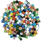 Jennifer's Mosaics 3/8-Inch Classico Mosaic Tiles Color Variety, Assorted Colors,  3-Pound