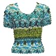 Short Sleeve Georgette Popcorn Shirt