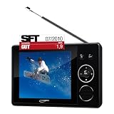 Produkt-Bild: Typhoon TVT-601 Tragbarer Mini Fernseher 8,89 cm (3,5") Pocket DVB-T TV / Tragbarer DVB-T Player
