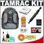 Tamrac 5585 Expedition 5x Digital SLR Camera & Laptop Backpack (Black/Gray) + Accessory Kit for Canon Rebel T3, T3i, T1i, T2i, EOS 60D, 5D, 7D, Nikon D3000, D3100, D5000, D5100, D7000, D300s, Olympus Evolt E-5, E-30, E-620 & Sony Alpha A560, A580, A33, A35, A55
