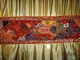 Review exoticindiacollection.com  / 40% Off Spectacular Zardozi India Sari Tapestry Wall Hanging Table Runner
