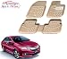 Auto Pearl - Premium Quality Car 4D Croc Textured, 2 Rows Beige Mats For - Honda City New Idtec 2016 RS.1499.00