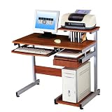 Review Techni-Mobili RTA-2706A-WG / Woodgrain Streamline Computer Station Desk